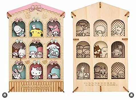 Персонажи Ensky Sanrio Sweets House В152 x Ш100 x Г42 мм Изготовлено из бумаги PT-WL14 Прибл.