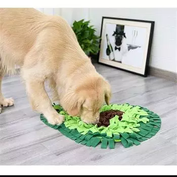 Pet Avocado Smell Pad Pet Supplies Smell Training Blanket Dog Cat Slow Food Pad Dog Toy 69 53cm зелёный