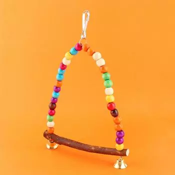 Pet Bird Parrot Parakeet Budgie Cockatiel Cage Hammock Swing Toys Висячие игрушки