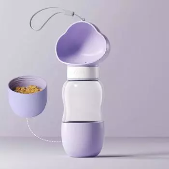 Pet Boss Pet Dog Бутылка для воды Кормушка Миска Портативная Бутылка для воды Еда Домашние животные Путешествия Питьевые миски для собак Миска для воды для собак M