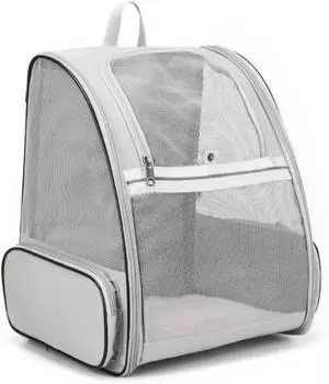 Pet Carrier Bag Breathable Cat Backpack Outdoor Foldable Portable Travel Transport Bag For Cats And Puppy Carrying Pet Supplies чёрный