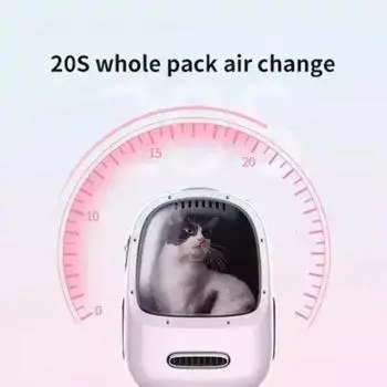 Pet Cat Backpack with Built-in Fan Ventilation Comfortable Cat and Dog Travel Hiking Walking Backpack for Outdoor Play Product