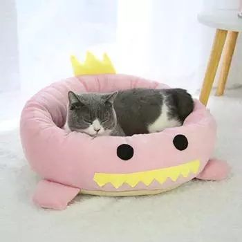 Pet Cat Kennel Comfortable Open Mat Mat for All Seasons Removable and Washable Creative and Breathable Dog Kennel S35*13