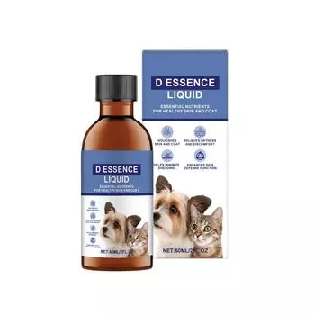 Pet Hair Care Liquid Provides Care For Cat And Dog Hair And Skin, Ensuring The Health Of Pet Hair And Making It Shiny And Lustrous,60ML One Size синий
