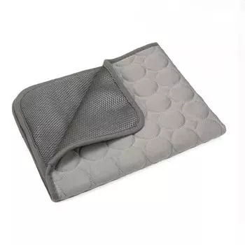 Pet Ice Mat Summer Cool Dog Mat Pet Cat Mat Breathable Ice Silk Cat Nest Pet Supplies Summer Dog Mat XS синий