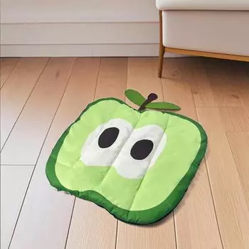 Pet Mat With Fruit Pattern For Summer,Pad For Cats And Small Dogs,Washable Pet Mat For Kennel Floor Car Seat Universal For All Seasons One Size зелёный