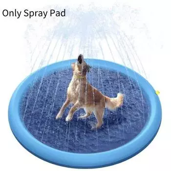 Pet Pvc Dog Paddling Pool Foldable Portable Outdoor Garden For Puppy Cat Kid 100cm/39.37in