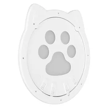 Pet Screen Door Magnetic Self-Closing Small Dogs and Cats Door with Locking Function for Screen Door Window and Porch чёрный
