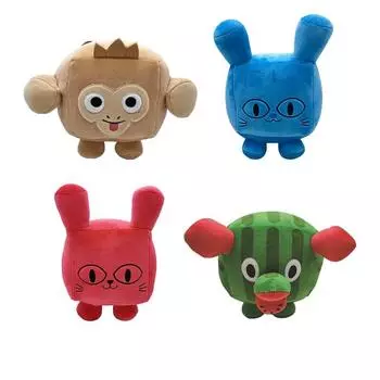 Pet Simulator X Balloon Cat Plush New Big Games Cat Плюшевые игрушки Kawaii Мультфильм Plushie Детский подарок Декор комнаты