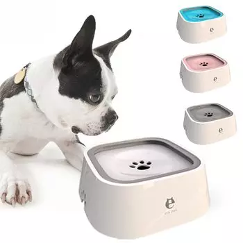 Pet water dispenser for dogs and water drinking large capacity water ABS gravity easy to can be installed in the no electricity does not pop drinks белый
