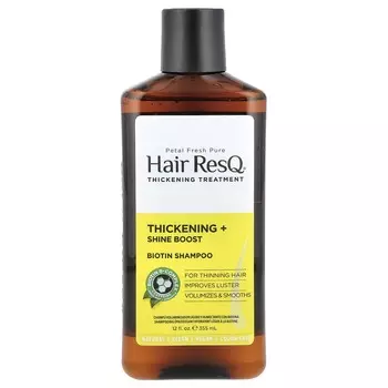 Petal Fresh, Hair ResQ®, шампунь с биотином, укрепляет волосы + усиливает блеск, 12 жидких унций (355 мл)