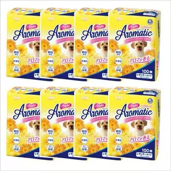 Petio Air Celebrity Aromatic Pet Sheets Regular 100 pieces x 8 pieces (case sold) белый