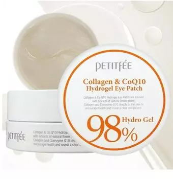 Petitfee Collagen & CoQ10 Hydrogel Eye Patch 60pcs – Anti-Aging & Hydration 1 box (60pcs)