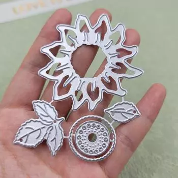 Петух, курица и цыпленок, дизайн, металлический трафарет для резки DIY, альбом для скрапбукинга, фототиснение, бумажная карта, ремесленный декор серебряный