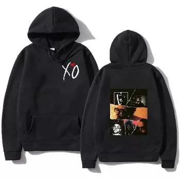 Певец The Weeknd Hoody After Hours Til Dawn Fm Music Album Мужская толстовка с капюшоном из хлопка, свитер, хип-хоп, рок, женская верхняя одежда S