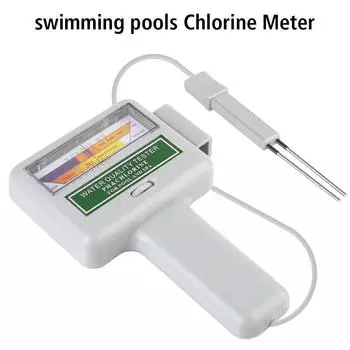 PH & CL2 Tester Meter For Swimming Pool Spa 2 In 1 Portable Analytical Device Water Quality Tester Chlorine Monitor Tester серый