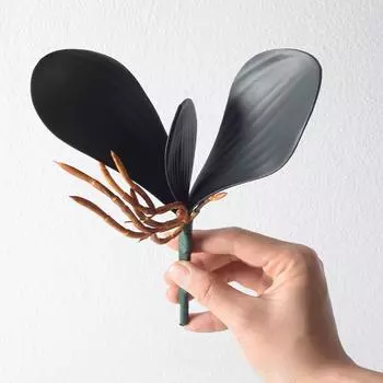Phalaenopsis Artificial Leaf Foliage For Photography Props And Home Decor Small 3Leaf