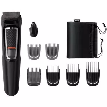 Philips Body Trimmer Multi Grooming 3000 Series Body Shaver в 1 Hair Black (8 Машинка для стрижки/Триммер для бороды/Носорез) МГ3730/15