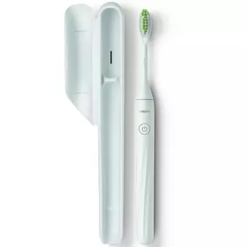 Электрическая зубная щетка Philips Sonicare Philips One компактная дорожная мятная (с корпусом) HY1100/03 мятный