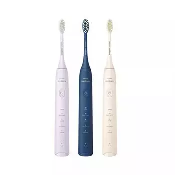 Philips HX2471 Электрическая зубная щетка для взрослых пар в подарок с 5 режимами подачи Совершенно новая насадка из мягкого меха и ярко-белой насадки синий