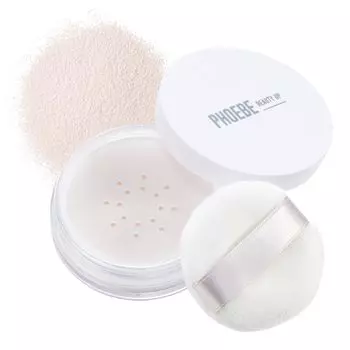 PHOEBE BEAUTY UP MELTY POWDER Рассыпчатая пудра для лица Рассыпчатая пудра с эффектом сияния Сделано в Японии Гиалуроновая кислота Коллаген (Фиби) Приятный для кожи белый