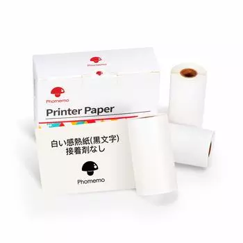 Phomemo M02 M02S M02 PRO P2S M03 M04AS M04S Бумага Оригинальная термобумага в рулоне 3 рулона, рулонная бумага для портативного карманного мобильного принтера Bluetooth