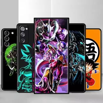 Phone Black Soft Case For Samsung Galaxy S22 S21 S20 Ultra FE S9 S8 S10 Plus Note 20 10 9 Fundas Cover Saiyan Cool Vegetas Samsung Note 9
