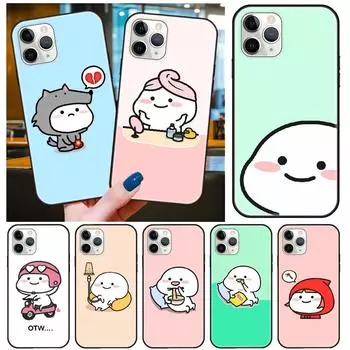 Чехол для телефона Apple IPhone 13 12 11 Mini Pro MAX SE X XS XR 8 7 6 S Plus черный чехол Coque Art Etui Soft Shell Qubys наклейка iPhone 6 ( 6S ) Plus
