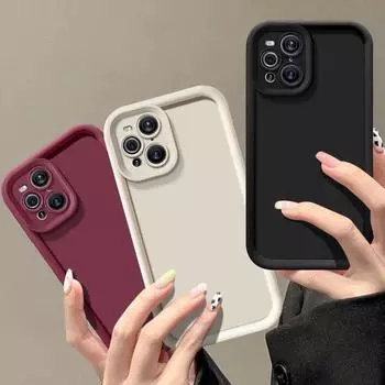Phone Case For OPPO Find X3 Pro Find X3 Lite TPU Case Cover Fall prevention New products Simple Wavy Soft Shell For Find X3