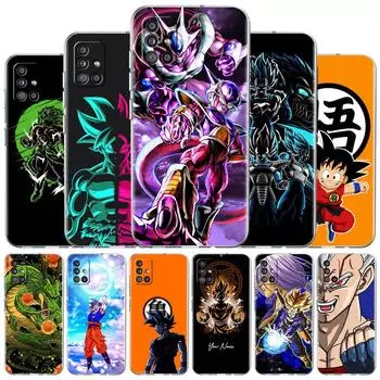 Phone Case For Samsung Galaxy A52 A32 A71 A21s A12 A22 A51 A50 A33 A31 A41 A72 Luxury Funda Soft Coque Saiyan Cool Vegetas Samsung A12