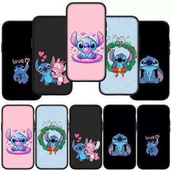 Чехол для телефона Samsung Galaxy S24 S23 iPhone 15 14 Xiaomi Redmi Note 13 12 11 8 10 9 Pro Max X XR OPPO A15 Huawei Lovely New Stitch Fashion Cover for Redmi 9 аэро