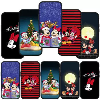 Phone Case for Samsung Galaxy S24 S23 iPhone 15 14 Xiaomi Redmi Note 13 12 11 8 10 9 Pro Max X XR OPPO A15 Huawei Cartoon Mickey Mouse Minnie Cover