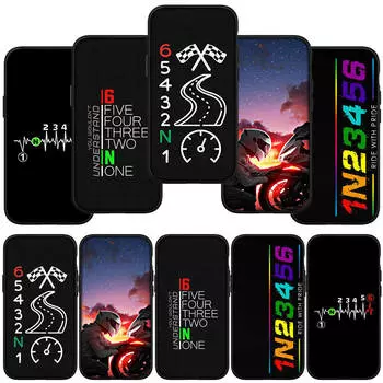 Phone Case for Samsung Galaxy S24 S23 iPhone 16 15 14 Xiaomi Redmi Note 13 12 11 Plus 10 9 Pro Max X XR OPPO Huawei 1N23456 Motorcycle Motorbike Cover for iPhone 13 ceil