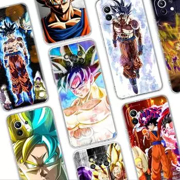 Phone Case For Xiaomi Mi Poco X3 NFC M3 F3 12 11 Lite 11T 10T x3 Pro Note 10 9T F1 Silicone Funda Coque Toriyama Dragons Anime Xiaomi Mi Note10Pro