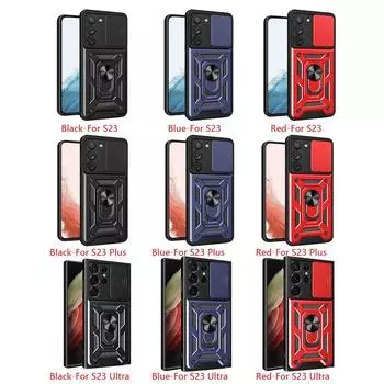 Phone Case Waterproof Protective Cover for Samsung Galaxy S23/S23 Plus/S23 Ultra For Galaxy S23 Plus чёрный