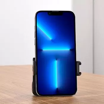 Phone Tripod Mount Cellphone Tripod Adapter Grip Holder with Detachable Wireless Shutter for Phone Video Photo Shooting