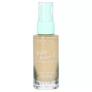 Physicians Formula, Butter, Trusted, Foundation + Concealer, 1711759 Medium, 1 fl oz (30 ml)