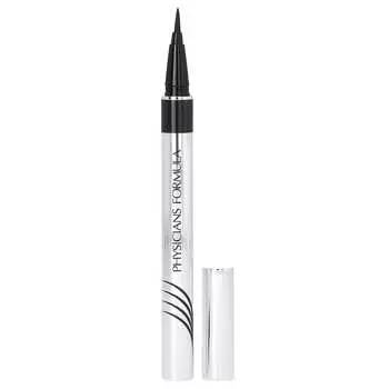Physicians Formula, Eye Booster, ультратонкая жидкая подводка для глаз, 6897 Ultra Black, 0,016 жидких унций (0,5 мл)