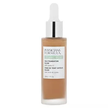 Physicians Formula, Organic Wear, Silk Foundation Elixir, with Jojoba Oil, Medium to Tan, 1 fl oz (30 ml)