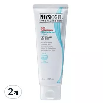 Physiogel Red Успокаивающий крем Cica Balance, 80 мл, 2 шт.