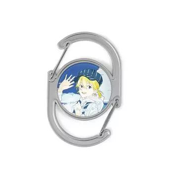 Piapro Characters Original Illustration Kagamine Len Early Summer Outing Art by Kato Rei Glass Carabiner ver.