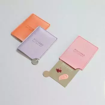 Picasso Collezioni mini mixing palette & mirror 3 colors orange