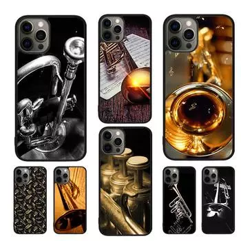 Чехол для телефона Piccolo Trumpet Brass Instruments для iPhone 11 12 13 14 Pro Max mini XR XS SE 2020 6 7 8 Plus Samsung S21 S22 Coque iPhone 6plus