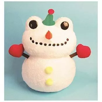 Pickles the Frog Pickles Snowman Plush Toy M Size