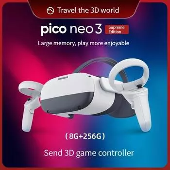 Pico3/4 «все в одном» 3d очки Vr супер виртуальная реальность развлекательные машины Vr 4k очки для потоковой передачи фильмов игры 6/8 г + 128 г/256 г