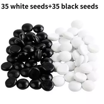 Pieces 70 Small Craft Chess Stones Gobang Beads For Classic Strategy Weiqi Baduk
