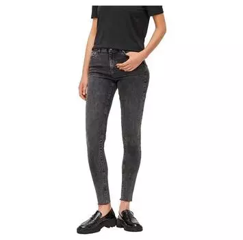 Pieces Delly Skinny Mid Waist Crew Raw джинсы S