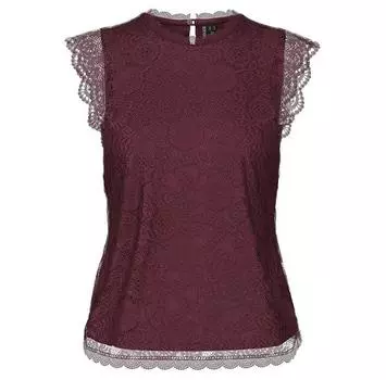 Pieces Olline Lace блузка без рукавов 2XL
