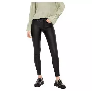 Pieces Shape-Up Paro Skinny Mid Waist Coated брюки M