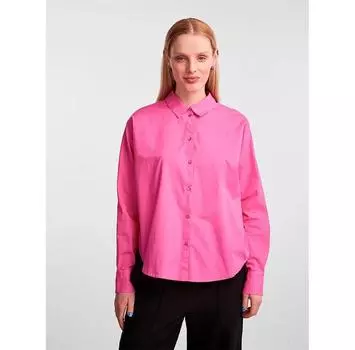 Pieces Tanne Loose рубашка с длинным рукавом M